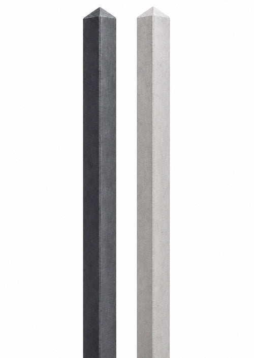 Betonpaal diamantkop hoekpaal 10x10 280cm